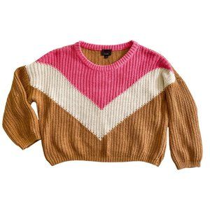 Vici Chevron Sweater, Sz M